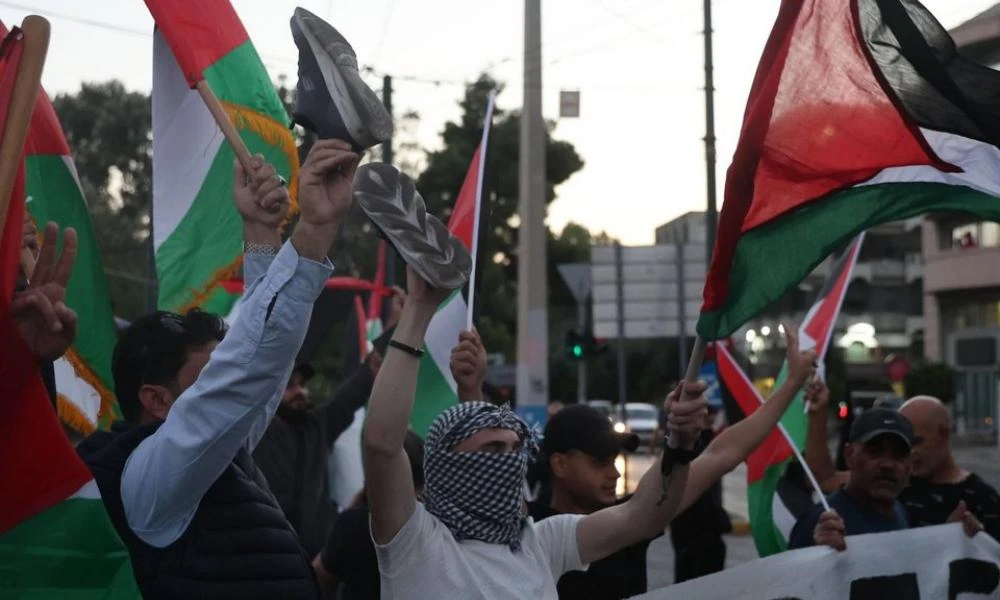 Διαδηλώσεις για το Μεσανατολικό στη Θεσσαλονίκη